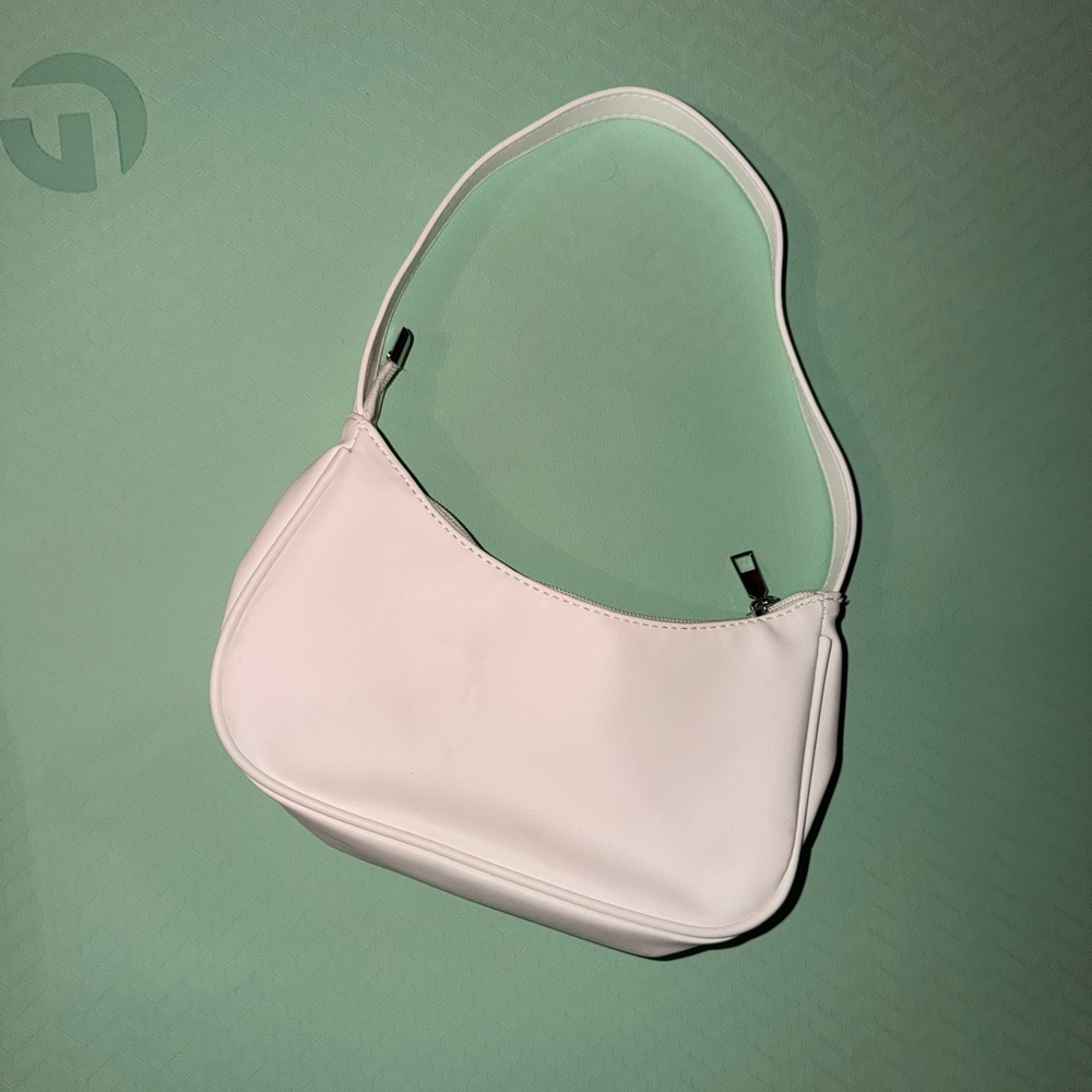 Y2K Small White Shoulder Bag